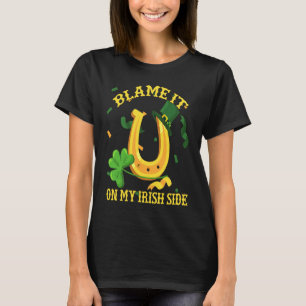T-shirt C'est De Mon Côté Irlandais La Saint-Patrick Irlan