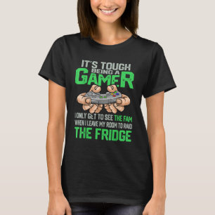 T-shirt C'est difficile d'être un joueur de jeux vidéo dir