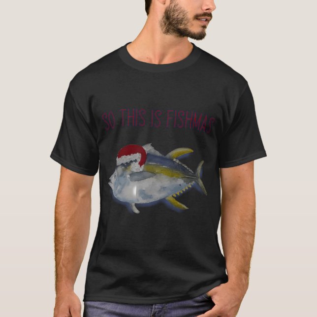 T-shirt C'est donc Fishmas (Devant)
