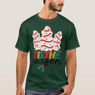 T-shirt C'Est Drôle C'Est La Saison Joyeux Arbre Noël Feui