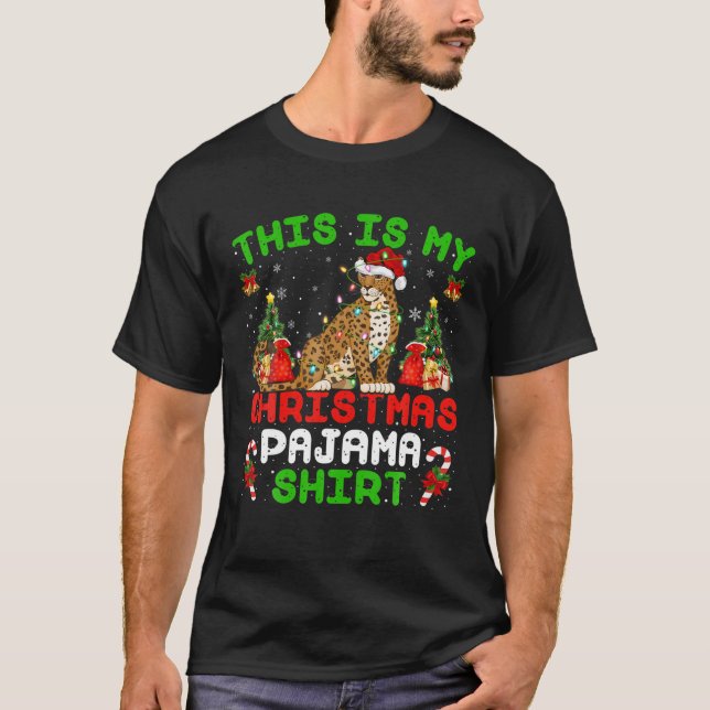 T-shirt C'Est Drôle, C'Est Mon Joyau De Pajama De Noël (Devant)