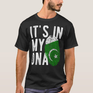 T-shirt C'est drôle dans mon ADN drapeau pakistanais Empre