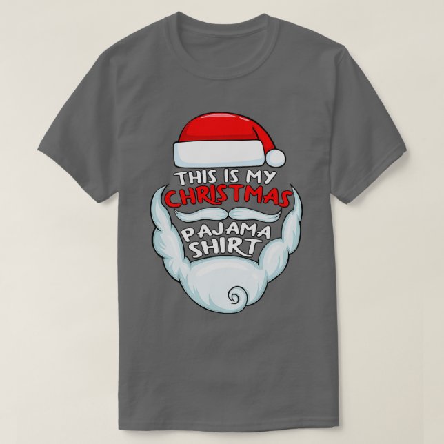 T-shirt C'Est Drôle Mon Pyjama De Noël (Design devant)