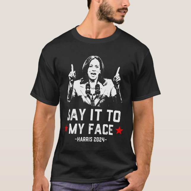 T-shirt C'Est Drôle Pour Moi De Voter Kamala Harris Pour P (Devant)