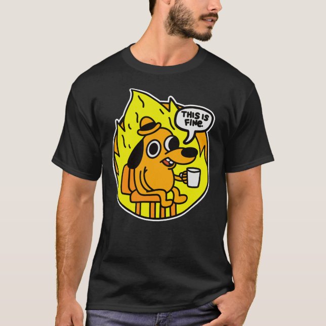 T-shirt C'est du bon chien. C'est du bon chien. (Devant)