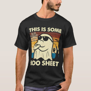 T-shirt C'est du Feuille de Fantôme Drôle Rétro Halloween