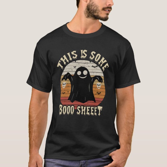 T-shirt C'est du gros mensonge | Drôle de fantôme sarcasti (Devant)