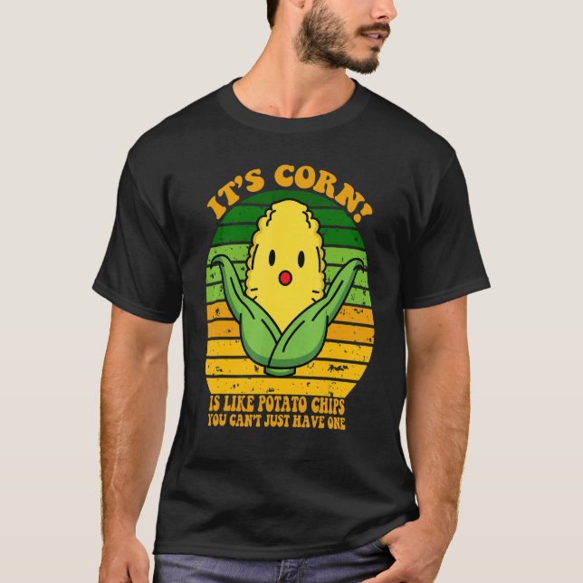 T-shirt c'est du maïs Le noyau de maïs est tendance c'est  (Devant)