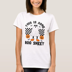 T-shirt C'est du papier cul Boo fantôme cool drôle Hallowe