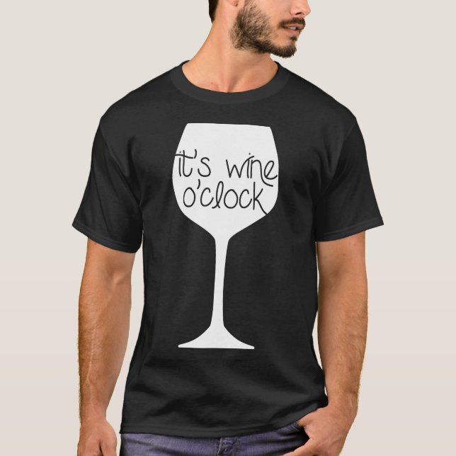 T-shirt C'Est Du Vin À L'Horloge 100 (Devant)
