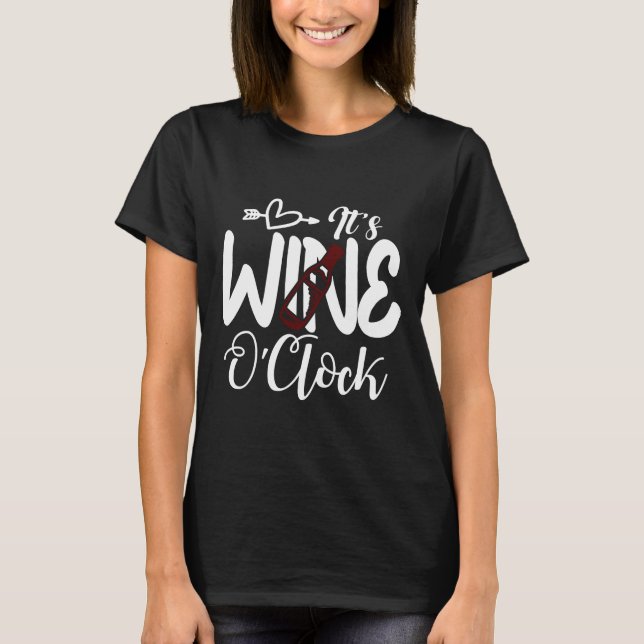 T-shirt C'Est Du Vin À L'Horloge 99 (Devant)