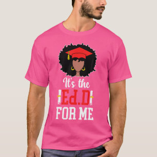 T-shirt C'Est Ed.D Black Docteur En Éducation Diplômé Edd