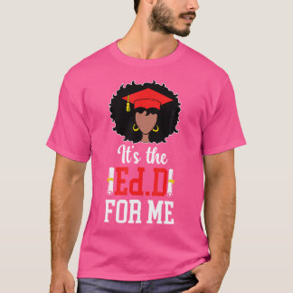 T-shirt C'Est Ed.D Black Docteur En Éducation Diplômé Edd 