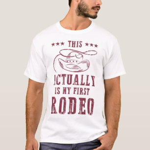 T-shirt C'Est En Fait Mon Premier Rodeo Cowboy