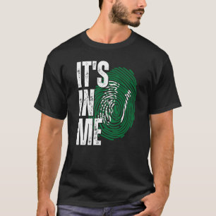T-shirt C'est en moi Arabie Saoudite Drapeau Empreinte Ara