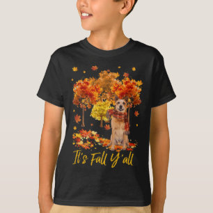 T-shirt C'est Fall Yall Australian Cattle Dog Tree Citroui