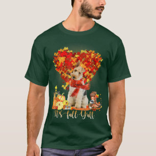 T-shirt C'est Fall Y'all Wire Fo Terrier Amoureux de les c