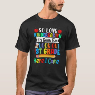 T-shirt C'est fini la maternelle, c'était amusant, attenti