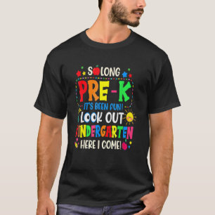 T-shirt C'est fini la maternelle, c'était amusant, attenti