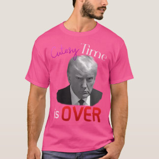 T-shirt C'est fini les minauderies - Mugshot de Trump