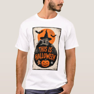 T-shirt C'est Halloween Scary Witch Retro Éffrayant Party