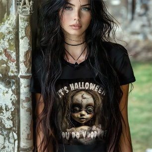 T-shirt C'est Halloween, vous faites du Vaudou Poupée Hant