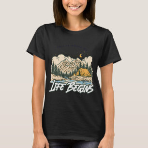 T-shirt C'est ici que ma vie commence