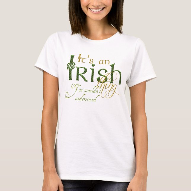 T-shirt C'est irlandais (Devant)