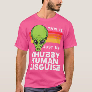 T-shirt C'Est Juste Mon Chubby Humain Discamte Drôle Migno