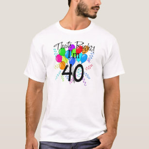 T Shirts 40 Ans Originaux Personnalisables Zazzle Fr