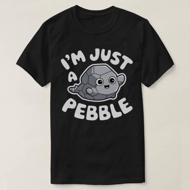 T-shirt C'est juste un monde de galets de Dandy (Design devant)