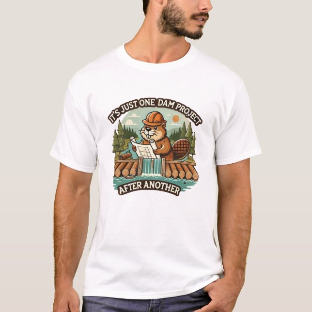 T-shirt C'est juste un projet de barrage après un autre (Devant)