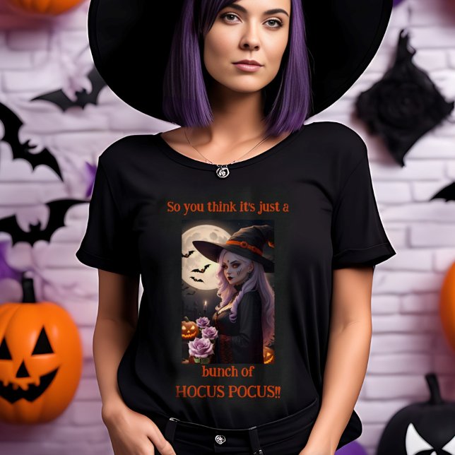 T-shirt C'est juste un tas de HOCUS POCUS Sorcière d'Hallo (Créateur téléchargé)