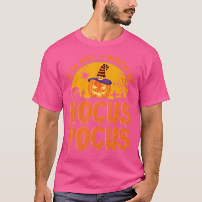T-shirt C'est juste une bande de Hocus Pocus heureux de di (Devant)