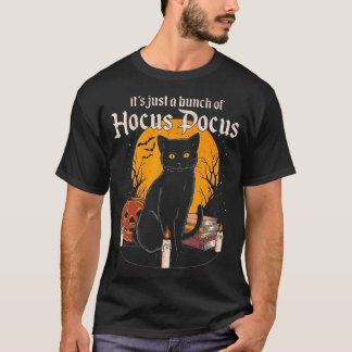 T-shirt C'Est Juste Une Boule De Chat Noir Halloween Drôle