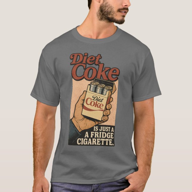 T-shirt C'est juste une cigarette frigo (Devant)