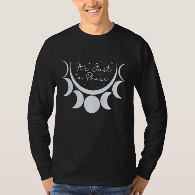 T-shirt C'est juste une lune de phase C'est juste une lune (Devant)