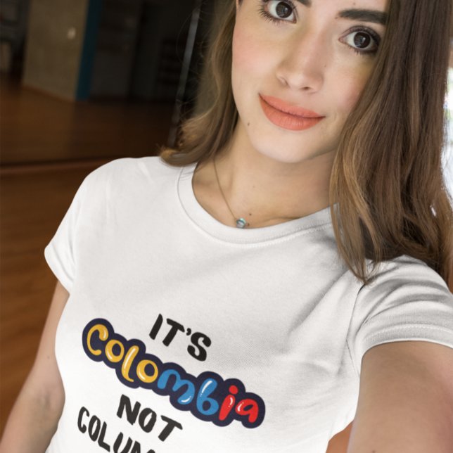 T-shirt C'est la Colombie et pas Columbia Drôle Citation (Créateur téléchargé)
