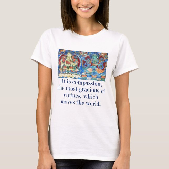 T-shirt C'Est La Compassion Le Plus - Citation De Compassi (Devant)