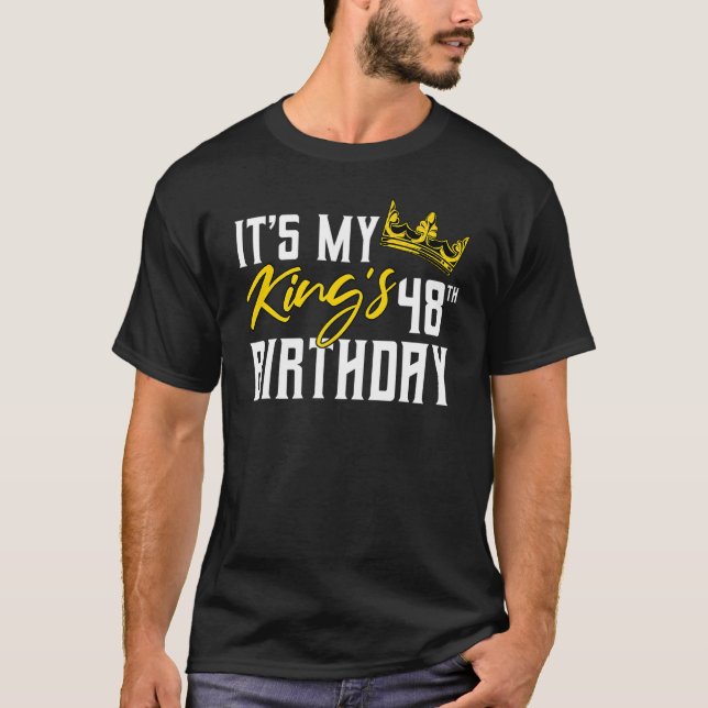 T-shirt C'est la fête de l'Anniversaire du 48e anniversair (Devant)
