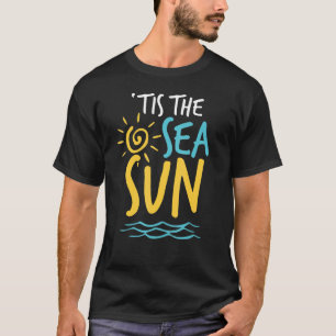 T-shirt C'Est La Mer Sun Beach Noël Été En Juillet Somme