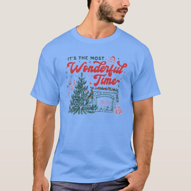 T-shirt C'est la période la plus merveilleuse de la concep (Devant)