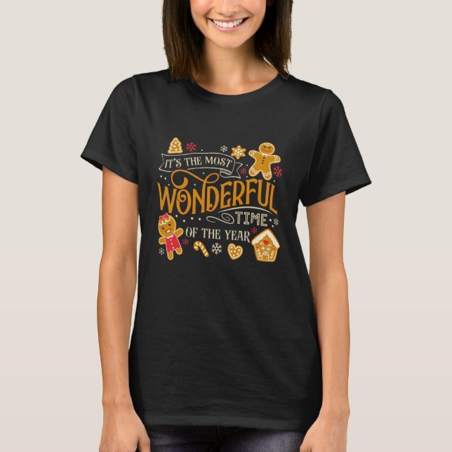 T-shirt C'est la période la plus merveilleuse de l'année – (Devant)