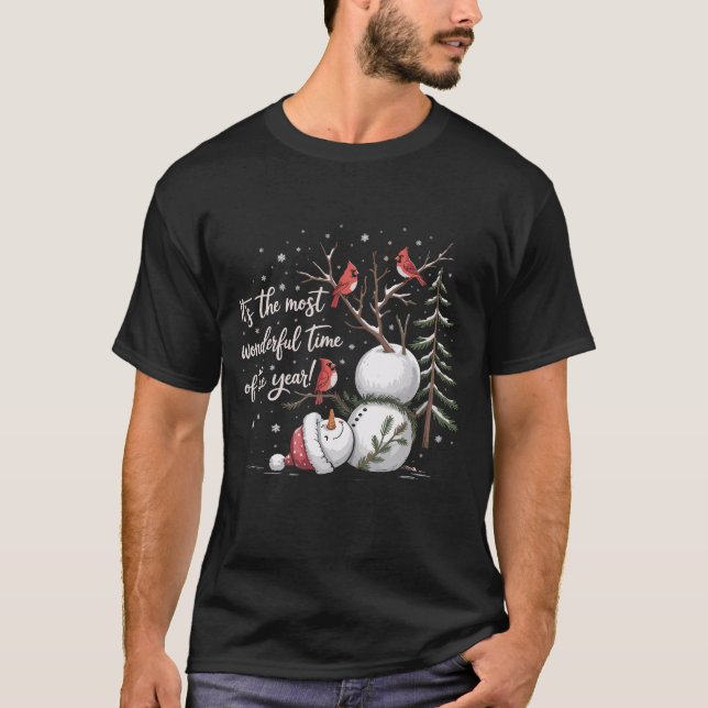T-shirt C'est la période la plus merveilleuse de l'année B (Devant)