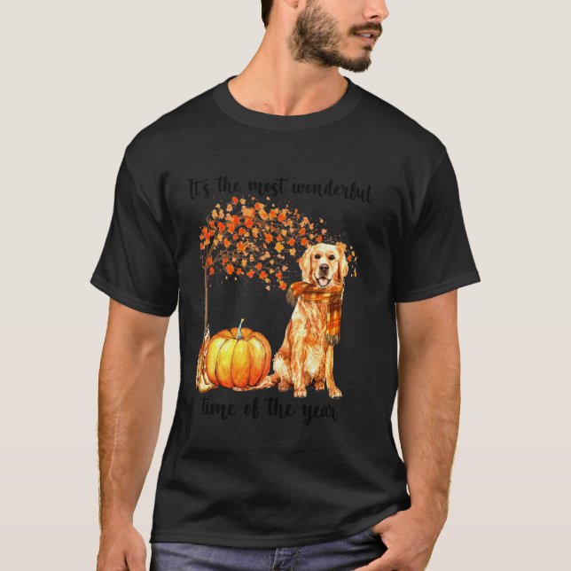 T-shirt C'est la période la plus merveilleuse Écharpe Gold (Devant)