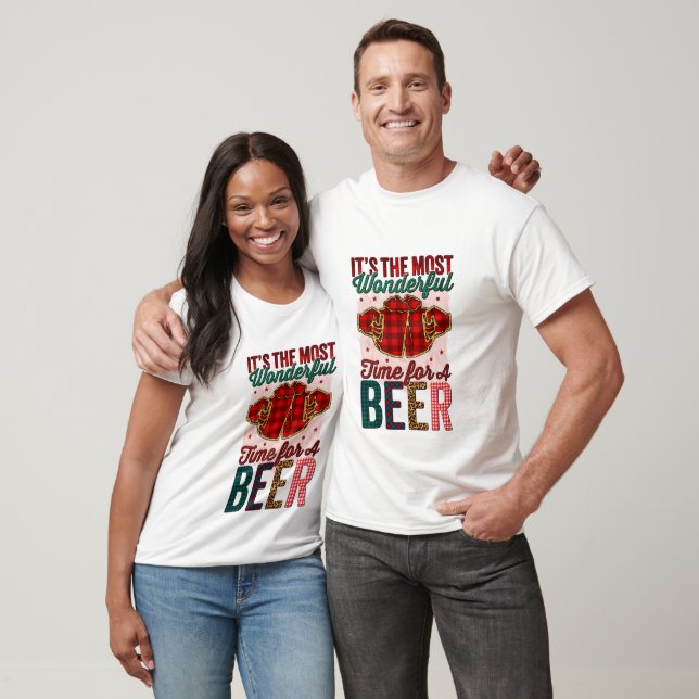 T-shirt C'est la période la plus merveilleuse pour un Noël (Unisexe)