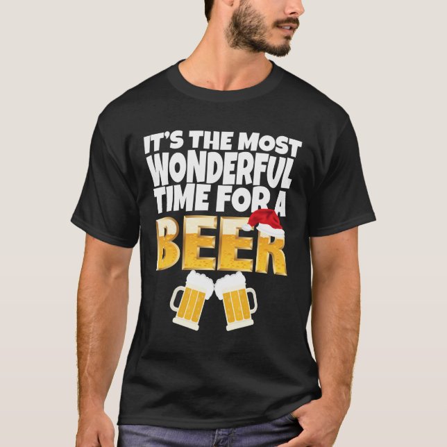 T-shirt C'est la période la plus merveilleuse pour un swea (Devant)