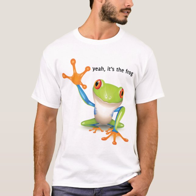 T-shirt C'est la pièce en t de Codesion de grenouille (Devant)