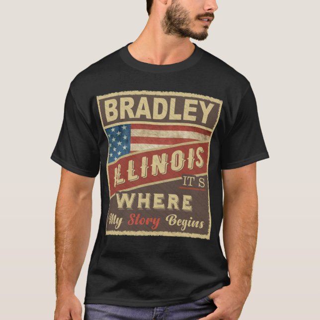 T-shirt C'est là que commence mon histoire (Devant)
