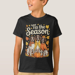 T-shirt C'Est La Saison Allemand Rondes Inter Fall Pumpk